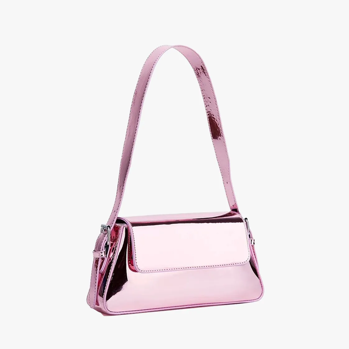 Y2K Futuristic Baguette Bag