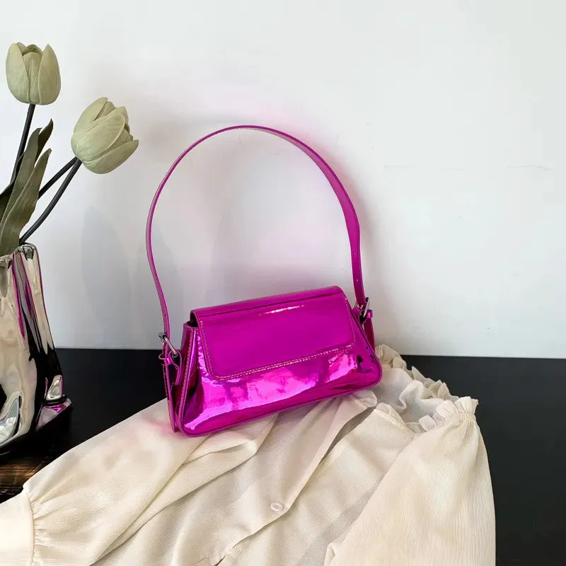 Y2K Futuristic Baguette Bag