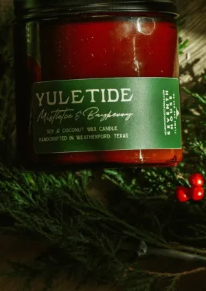 YULETIDE CANDLE - Mistletoe & Bayberry