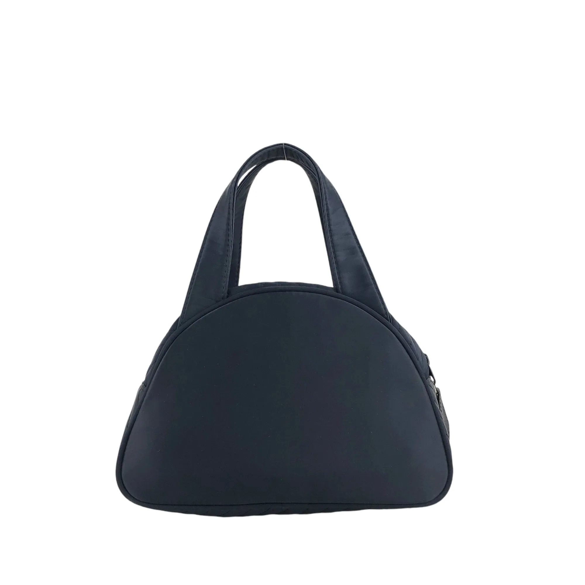 Yves Saint Laurent YSL Logo Handbag Navy Vintage 5e5iya